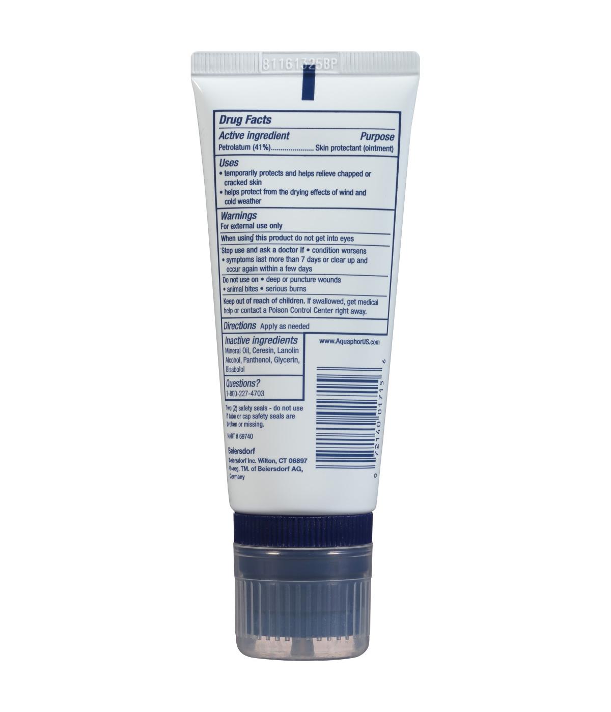 Aquaphor Advanced Therapy Healing Ointment with Touch-Free Applicator Tube; image 3 of 3