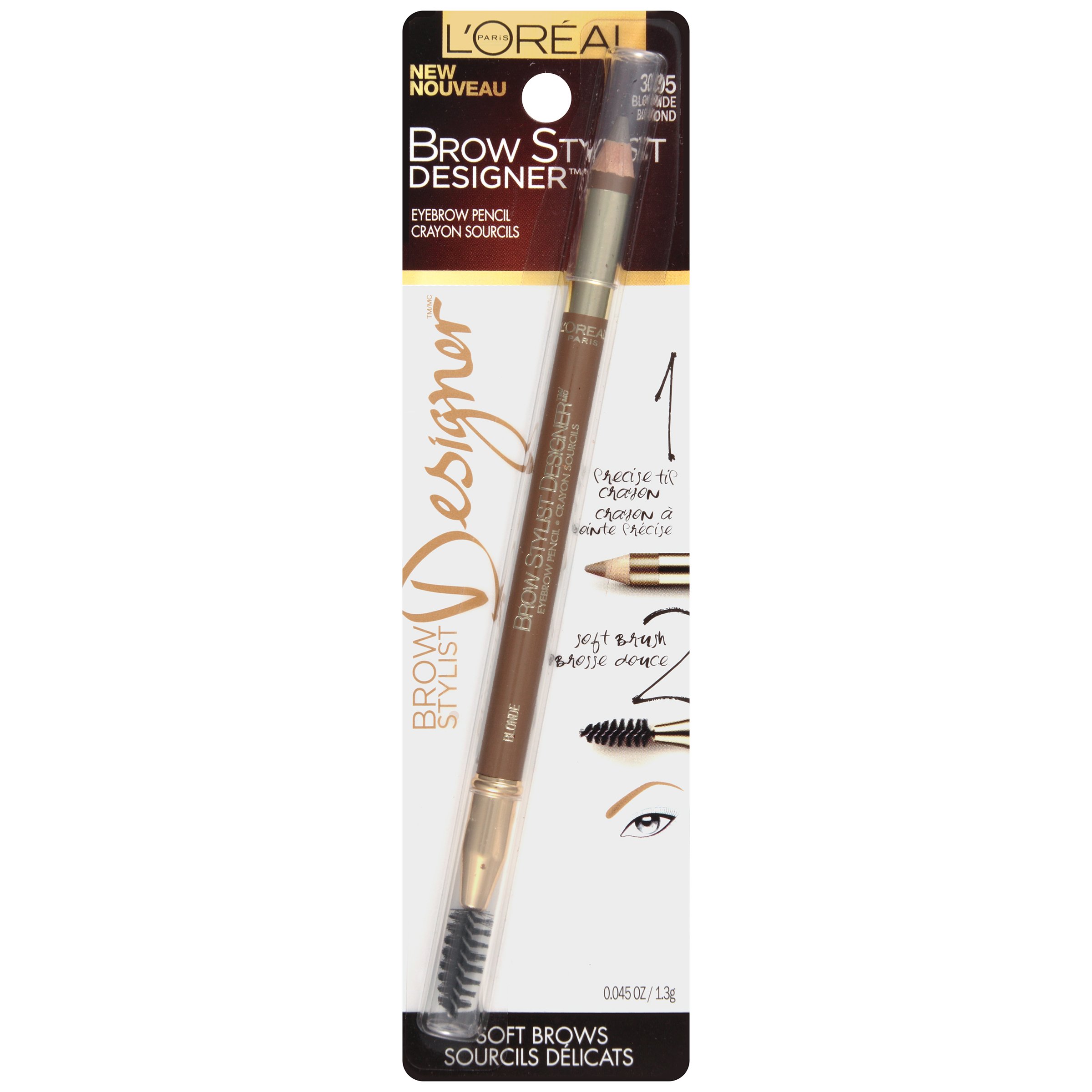 Loreal Paris Brow Stylist Designer Brow Pencil Blonde Shop Eyes At