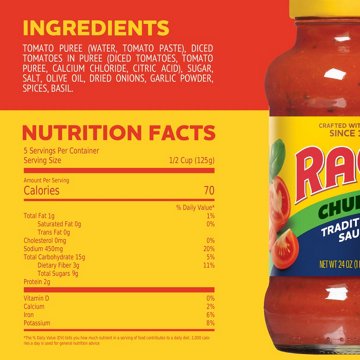 Ragu Chunky Traditional Pasta Sauce