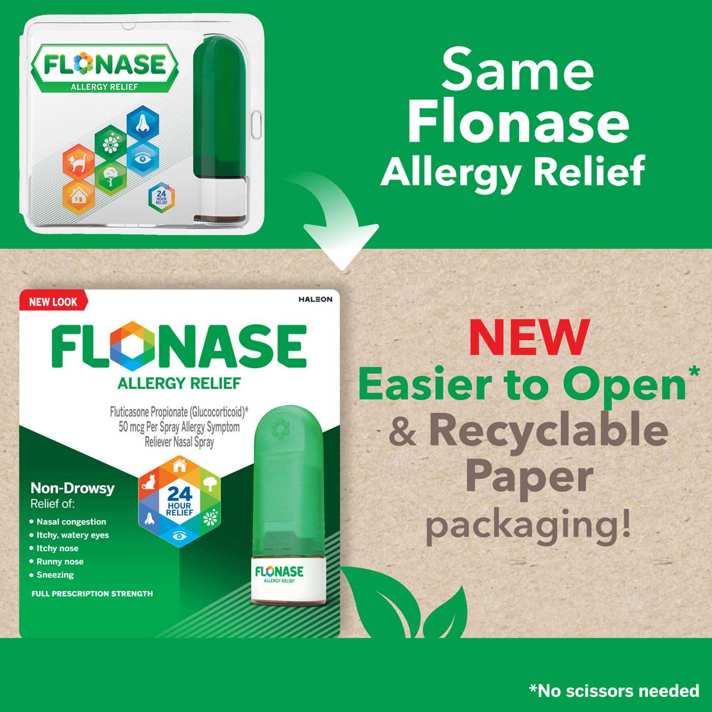 Flonase Allergy 24 Hour Relief Nasal Spray; image 2 of 7