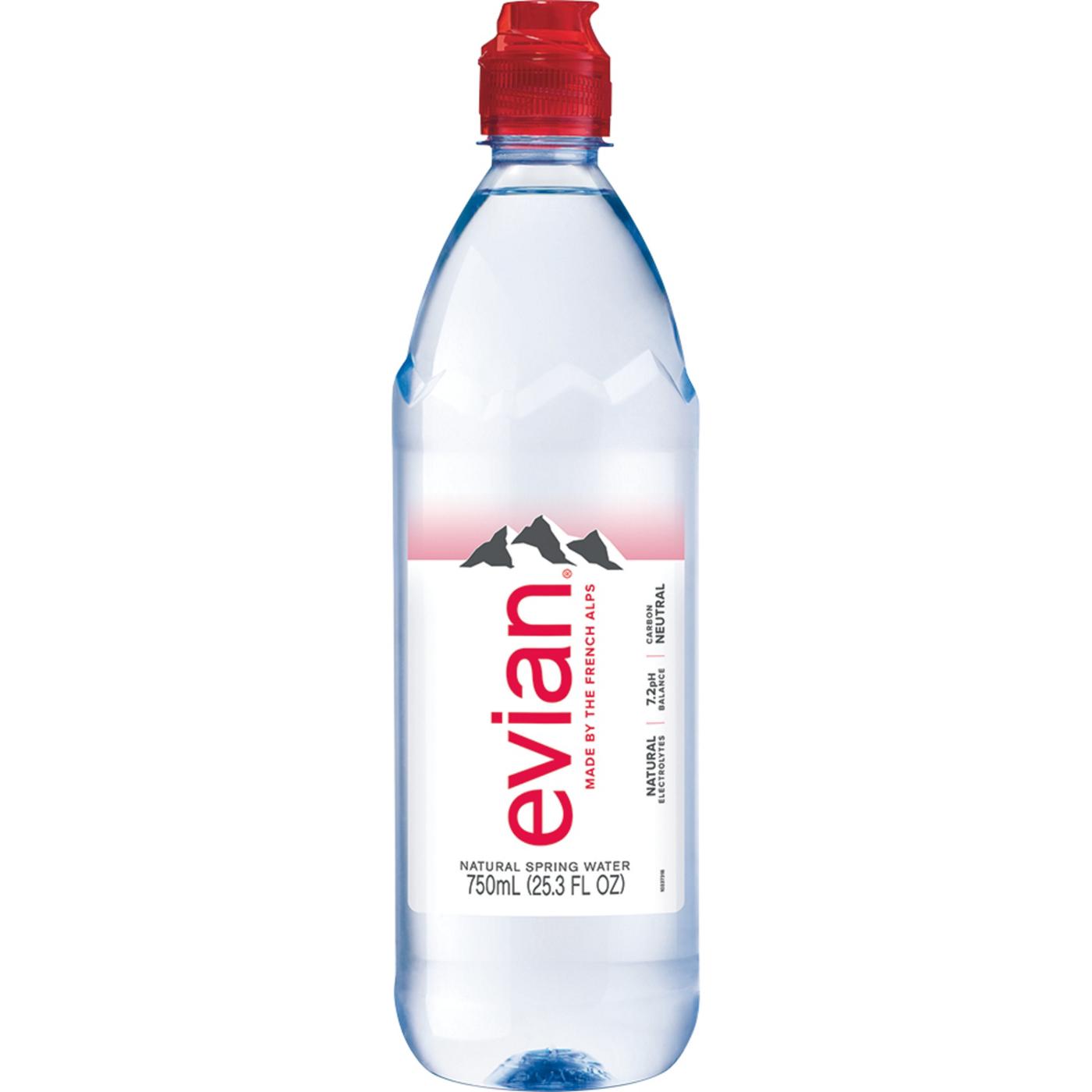 Evian Natural Spring Water; image 1 of 3
