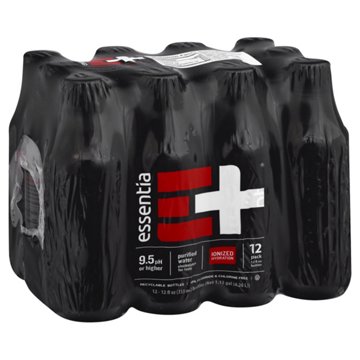 Essentia Purified Drinking Water 12 pk Bottles, 12 oz