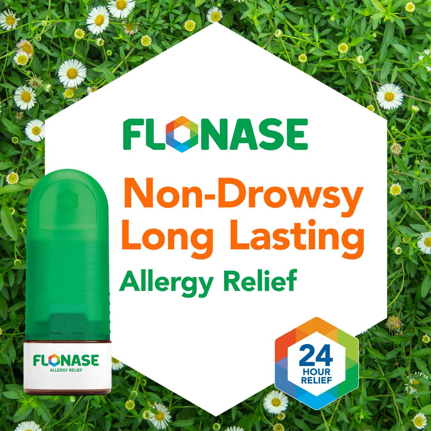 Flonase Allergy 24 Hour Relief Nasal Spray; image 3 of 8