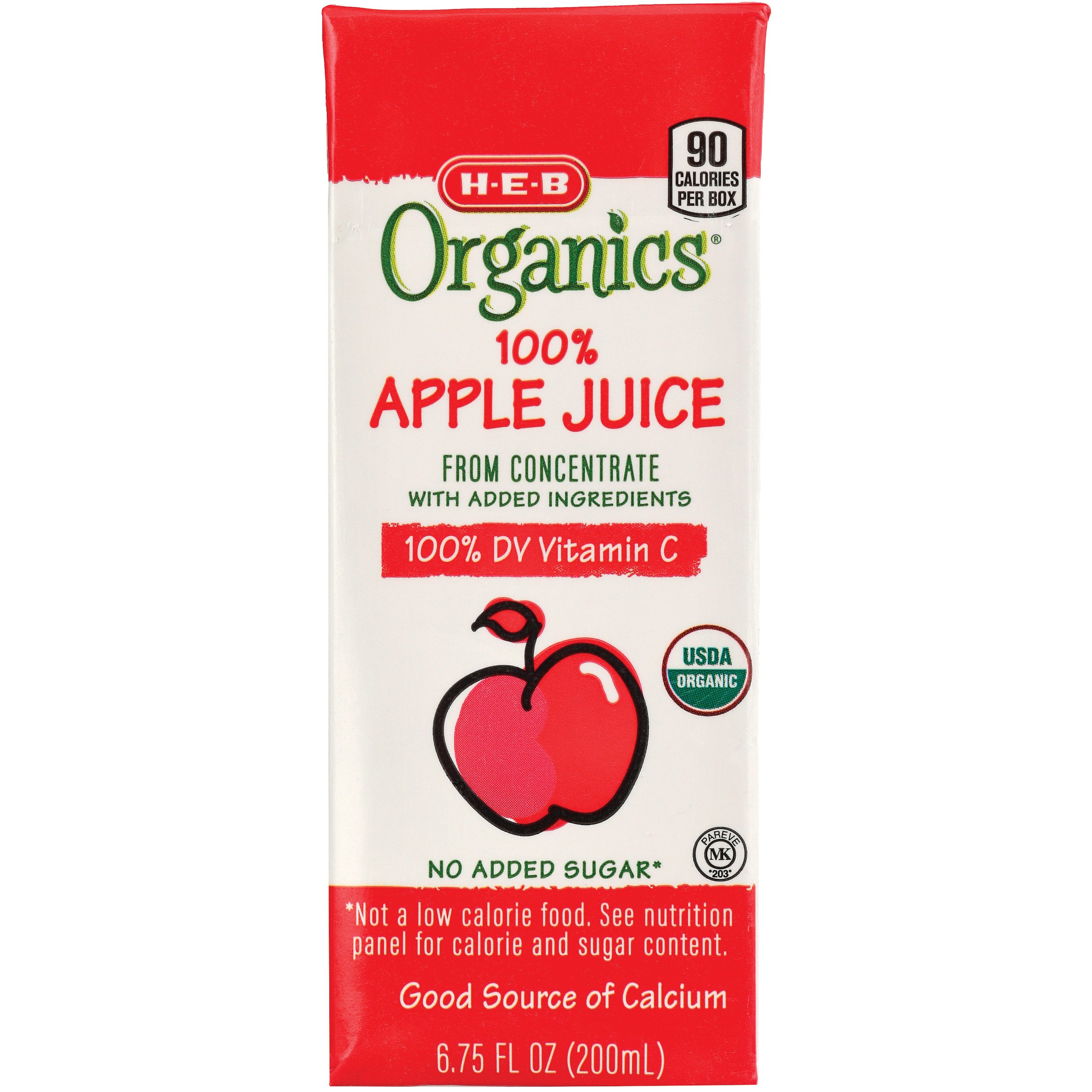 Organic Apple Juice Box