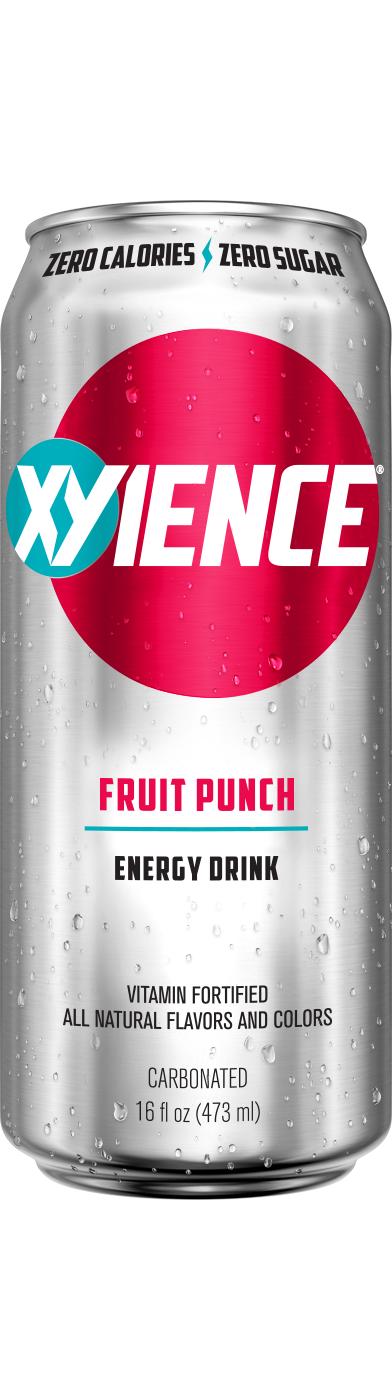 XYIENCE Zero Sugar Energy Drink 16 oz Cans - Fruit Punch; image 1 of 2