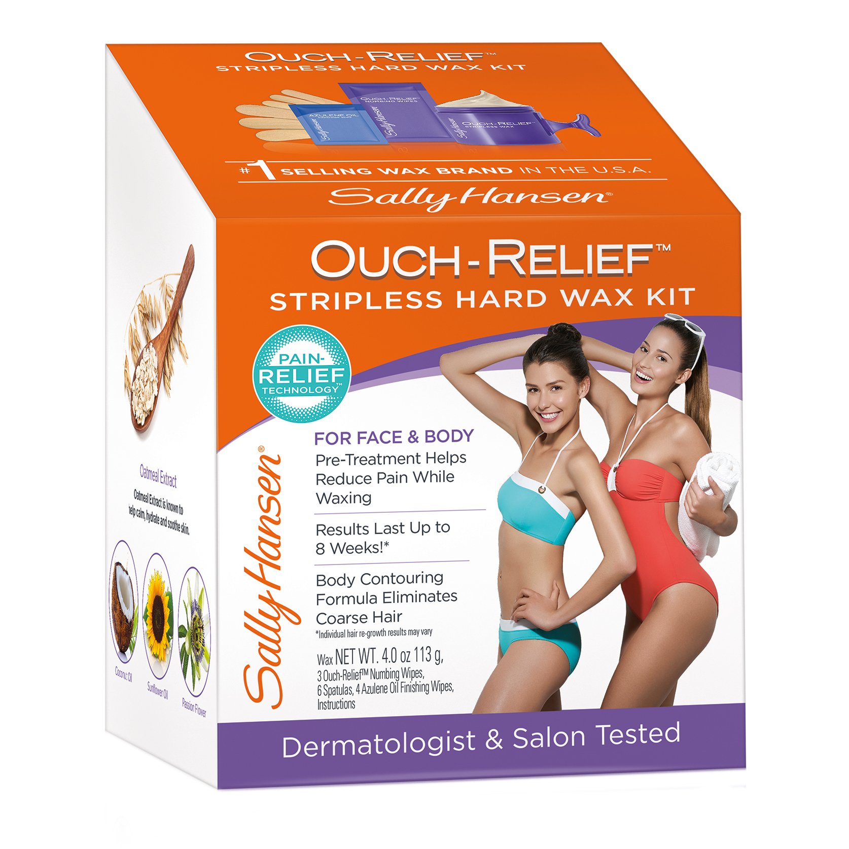 Sally Hansen Ouchrelief Stripless Body Wax Kit Shop Depilatories