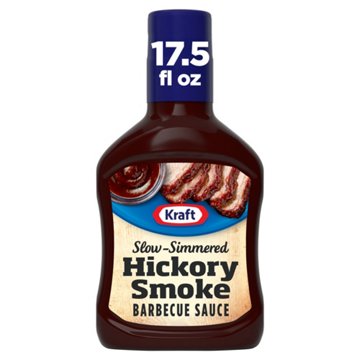Kraft Hickory Smoke Slow-Simmered Barbecue Sauce & Dip, 17.5 oz