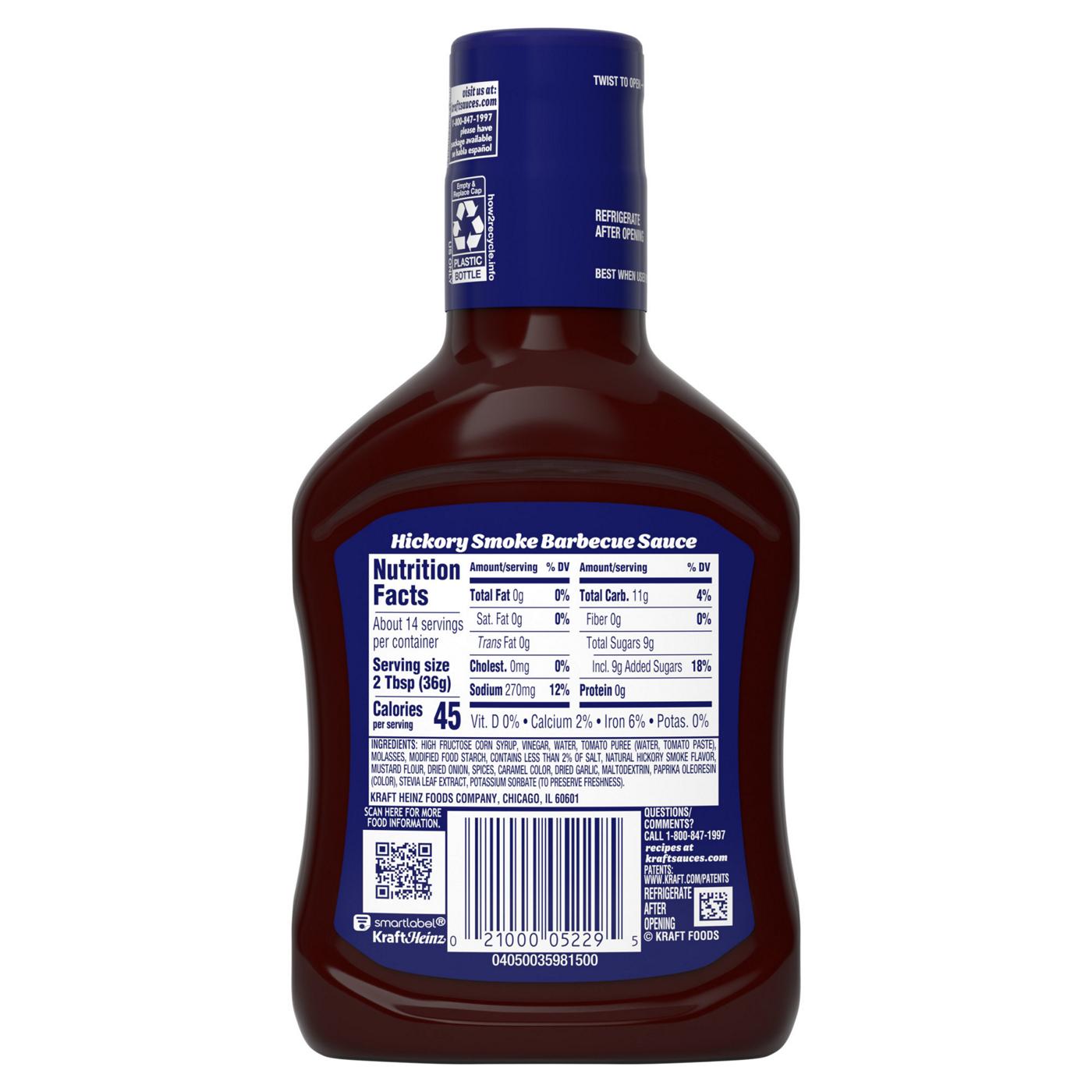 Kraft Hickory Smoke Slow-Simmered Barbecue Sauce and Dip; image 5 of 5