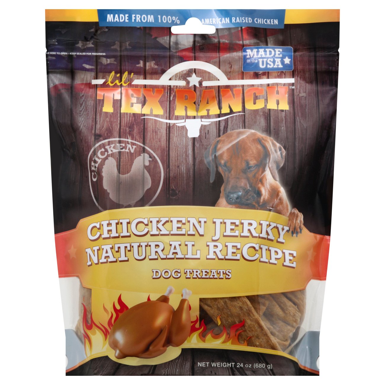 Lil' Tex Ranch Natural Recipe Chicken Jerky Dog Treats Shop Jerky