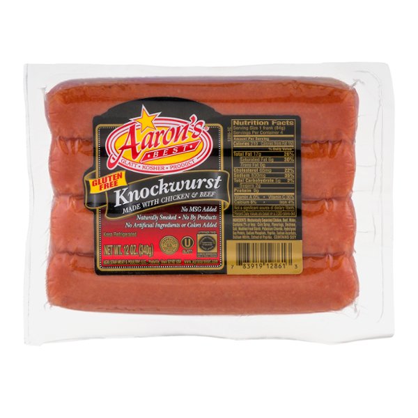 Aaron's Best Kosher Knockwurst Shop Sausage at HEB