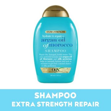 OGX Extra Strength Hydrate & Repair + Argan Oil of Morocco Shampoo, 13 oz