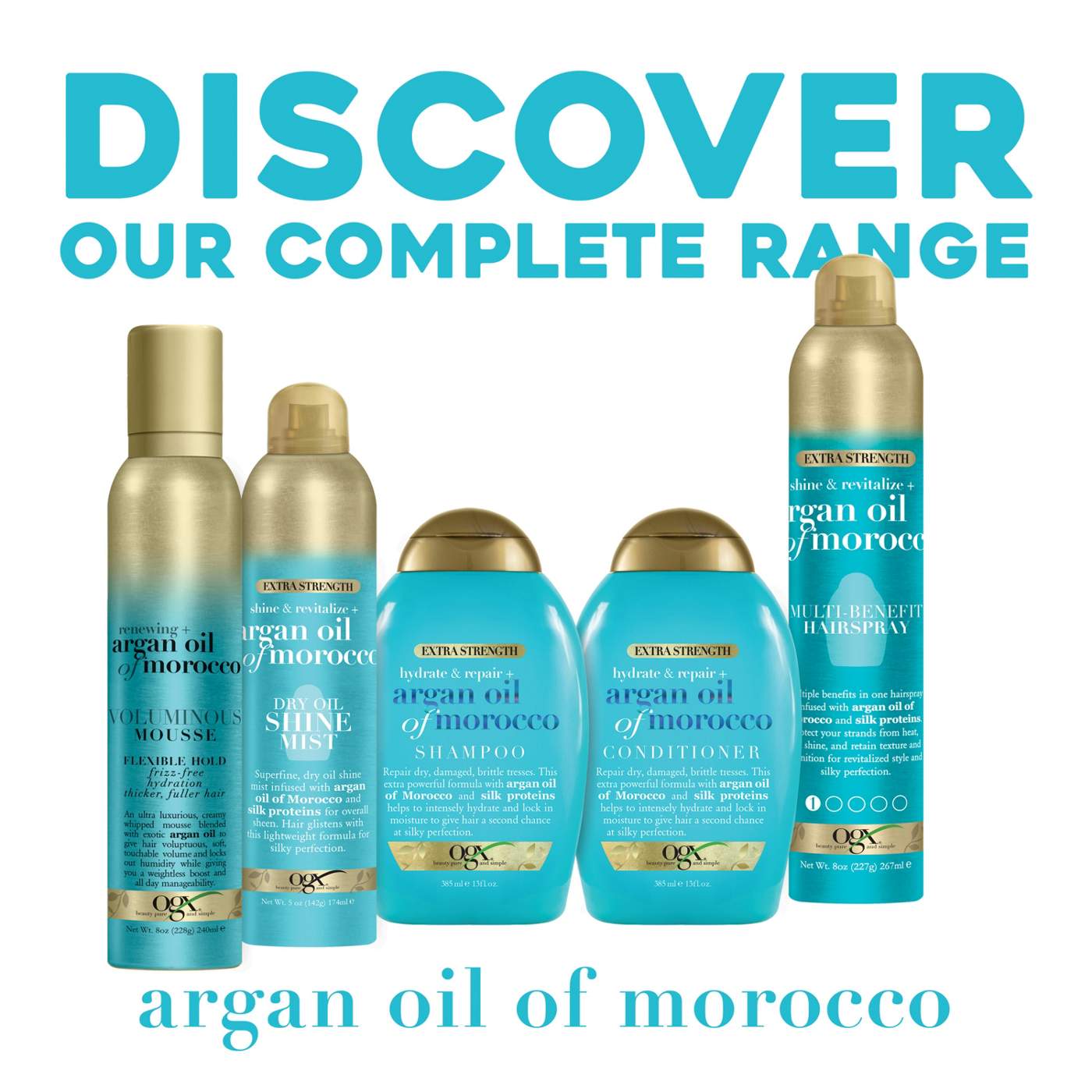 OGX Extra Strength Hydrate & Repair + Argan Oil of Morocco Shampoo; image 4 of 5