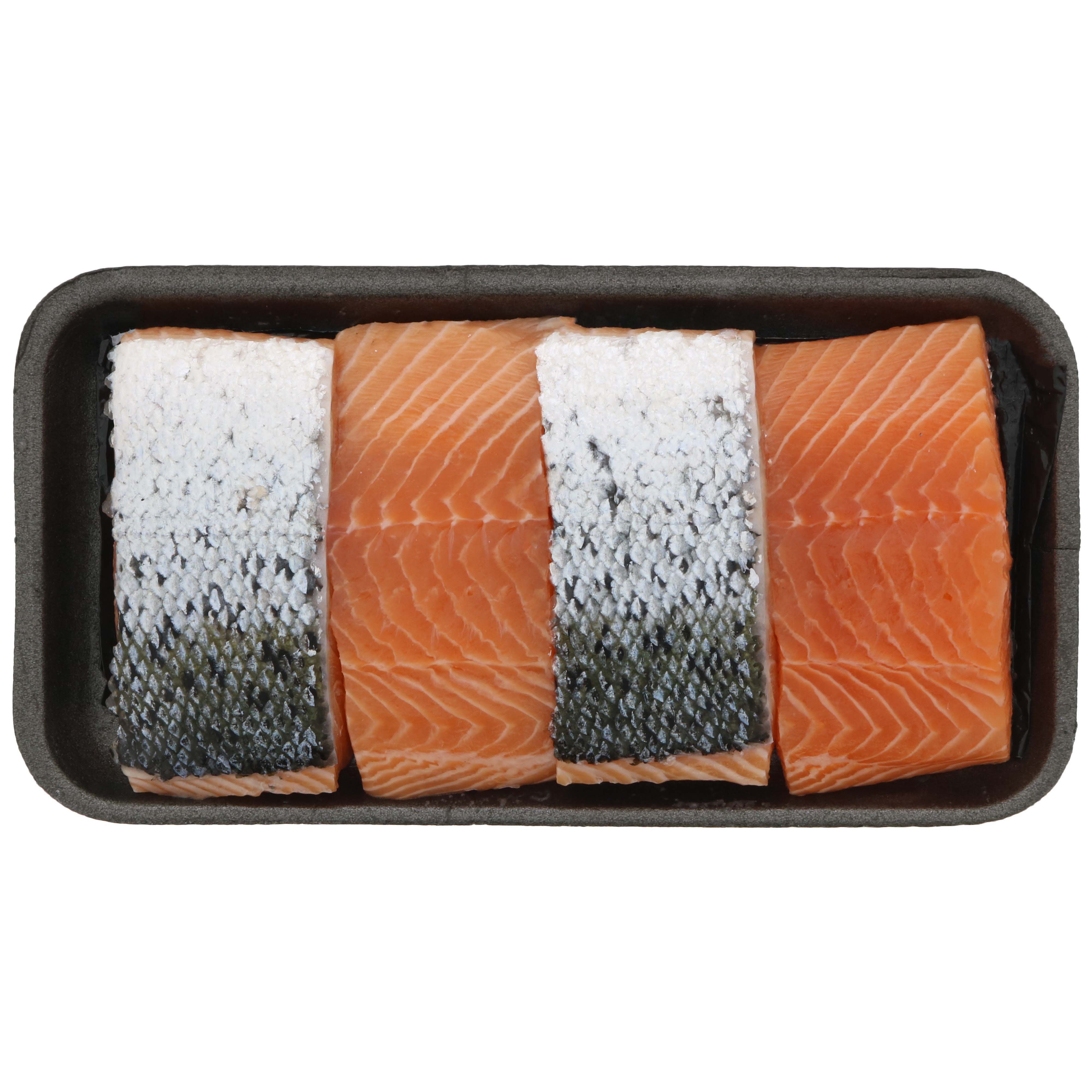 H-E-B Fish Market Fresh Atlantic Salmon Portions - Shop Fish at H-E-B
