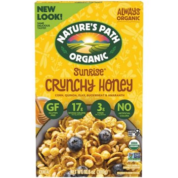 Nature's Path Organic Gluten Free Sunrise Crunchy Honey Cereal