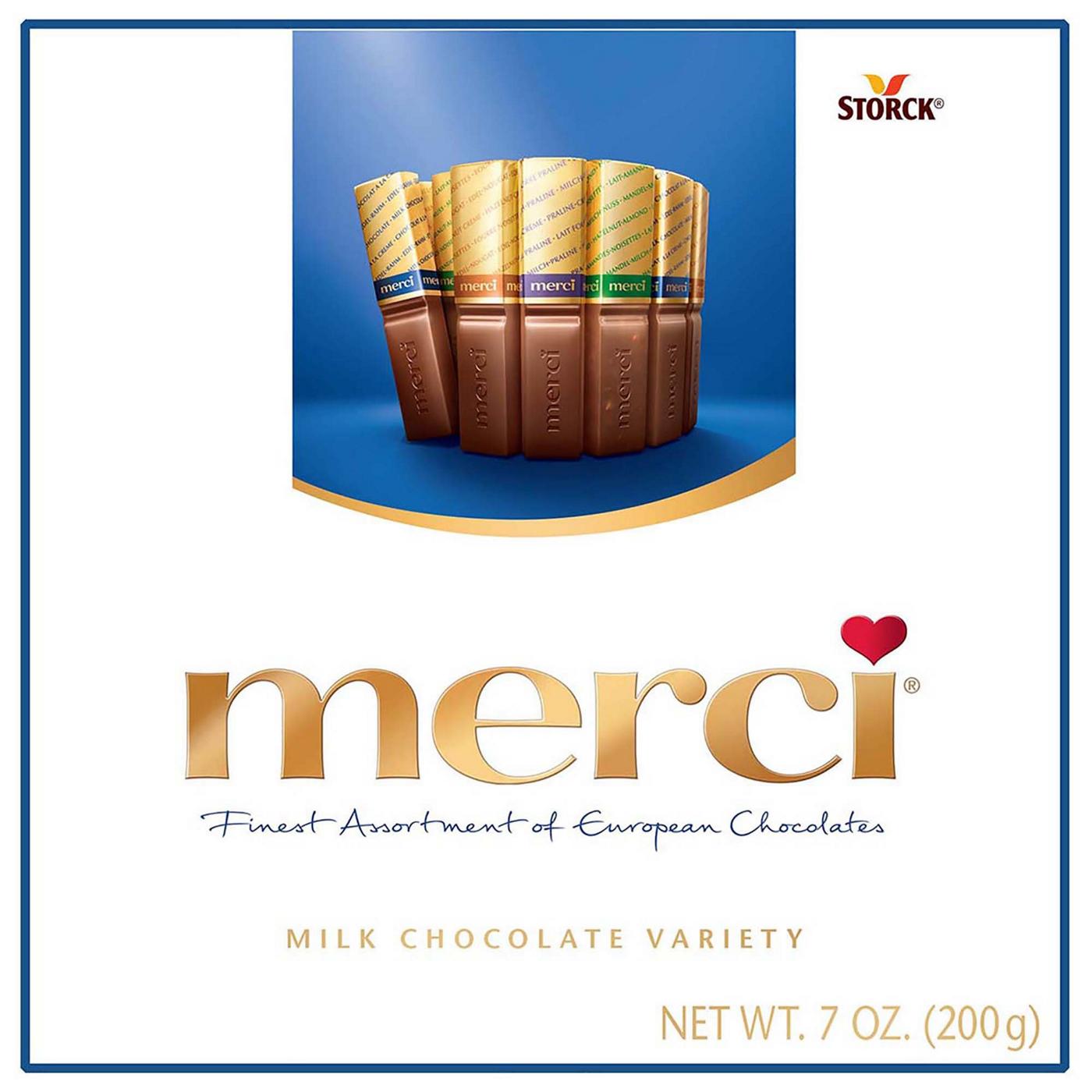 merci Finest Assorted Milk Chocolate Candy Gift Box; image 1 of 6