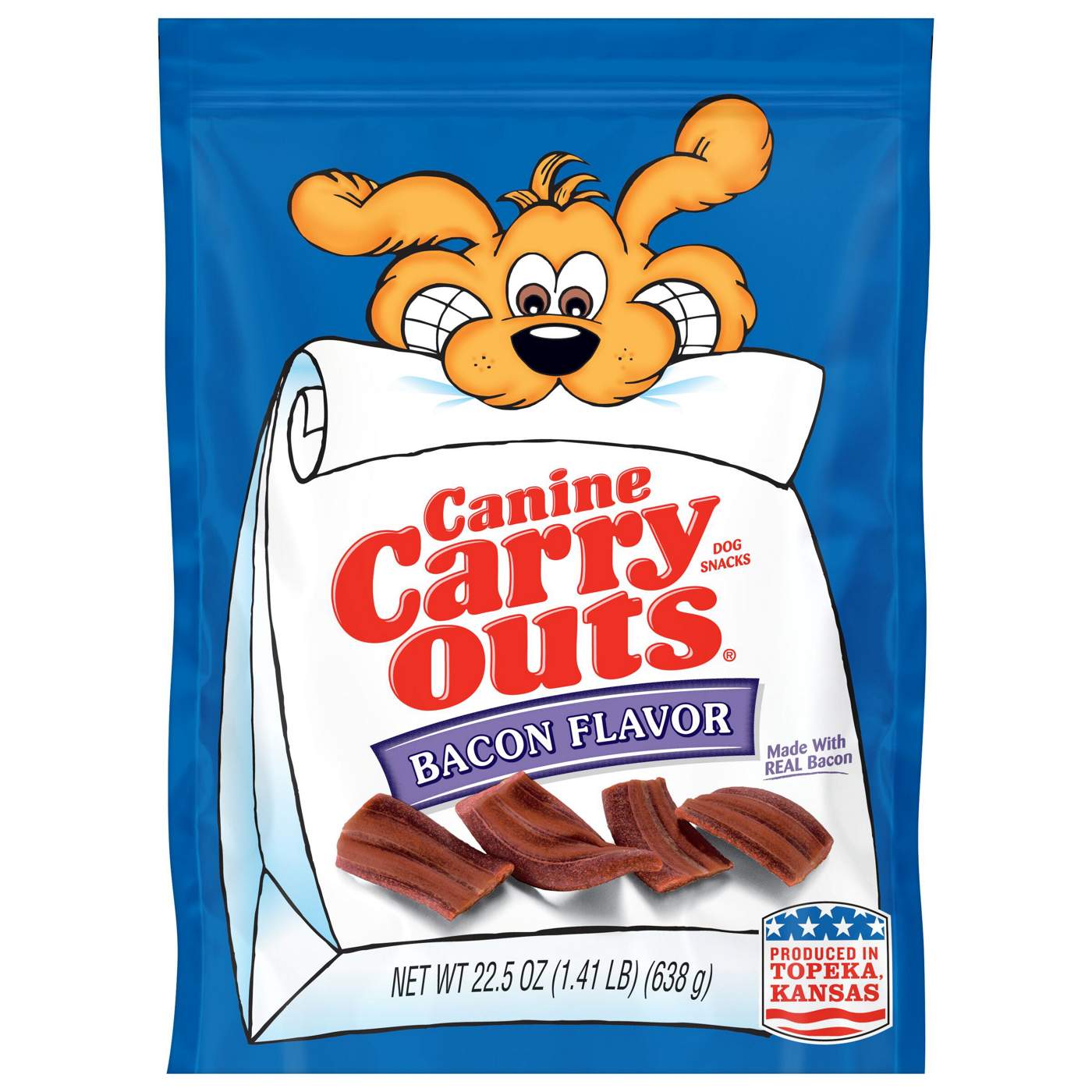 Canine Carry Outs Bacon Flavor Dog Treats; image 1 of 6