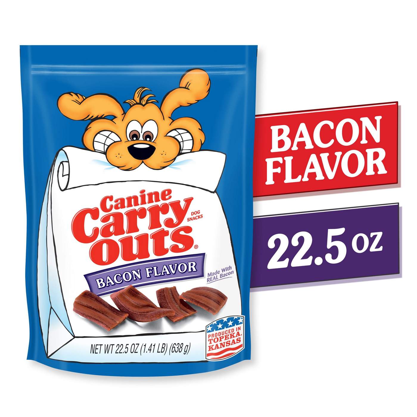 Canine Carry Outs Bacon Flavor Dog Treats; image 5 of 6