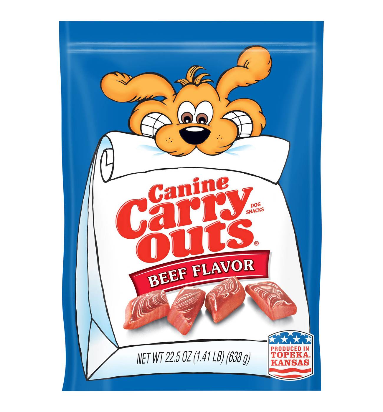 Canine Carry Outs Beef Flavor Dog Treats; image 1 of 4