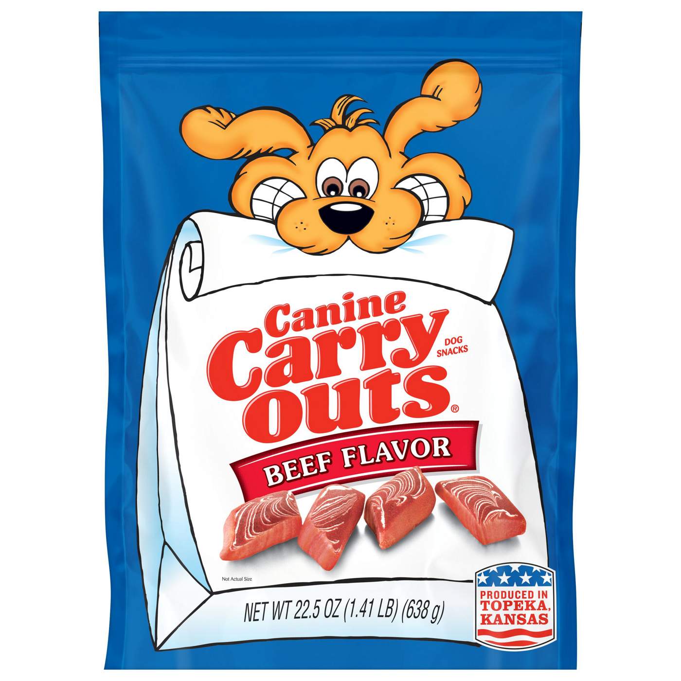 Canine Carry Outs Beef Flavor Dog Treats; image 1 of 4