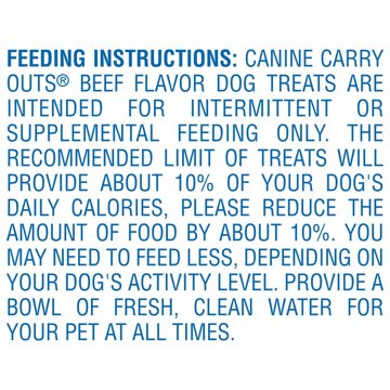 Canine Carry Outs Beef Flavor Dog Treats, 22.5 oz