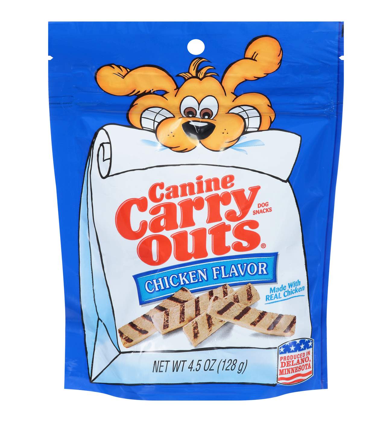 Canine Carry Outs Chicken Flavor Strips Dog Treats; image 1 of 3