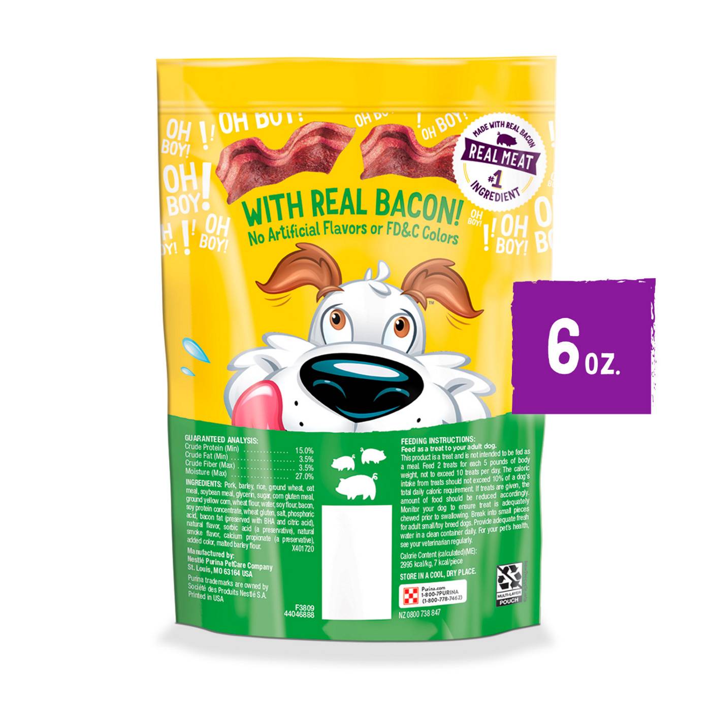 Beggin' Purina Beggin' With Real Meat Dog Treats, Fun Size Original With Bacon Flavor; image 5 of 6