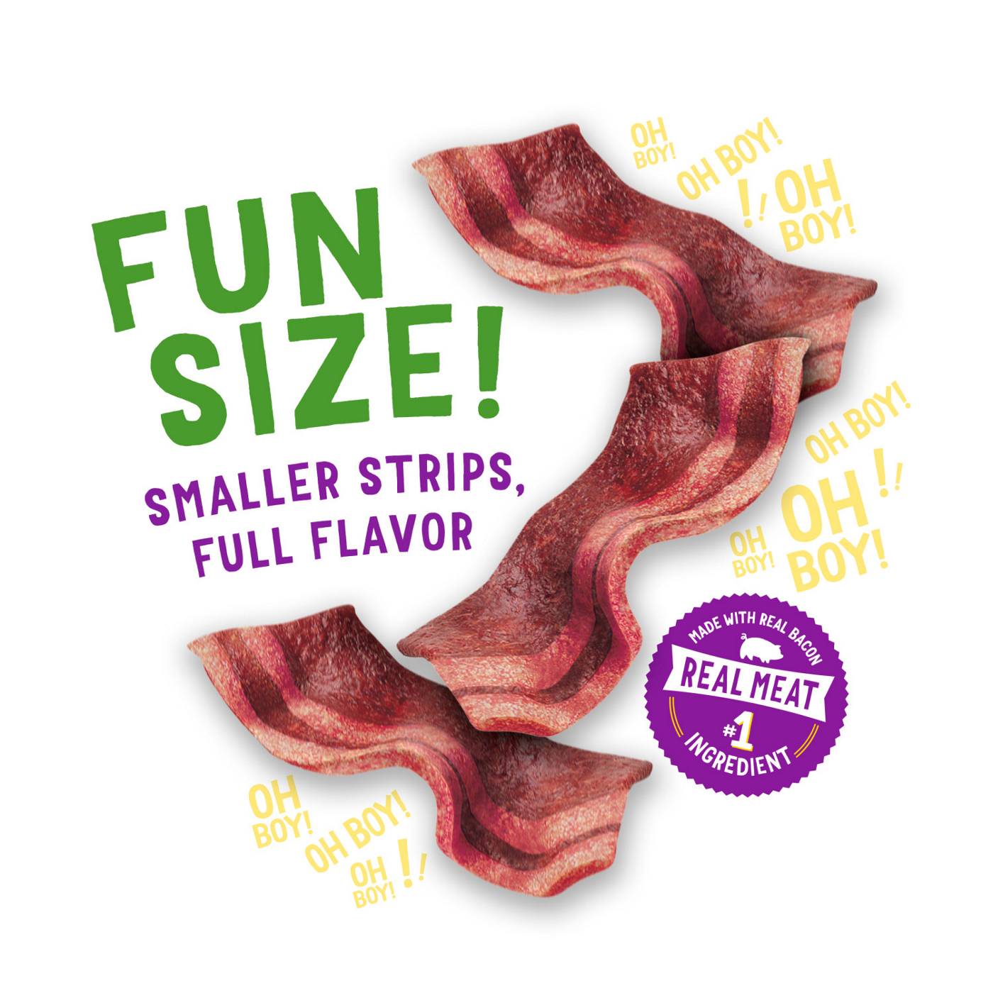 Beggin' Purina With Real Meat Dog Treats Fun Size - Original With Bacon Flavor; image 2 of 2