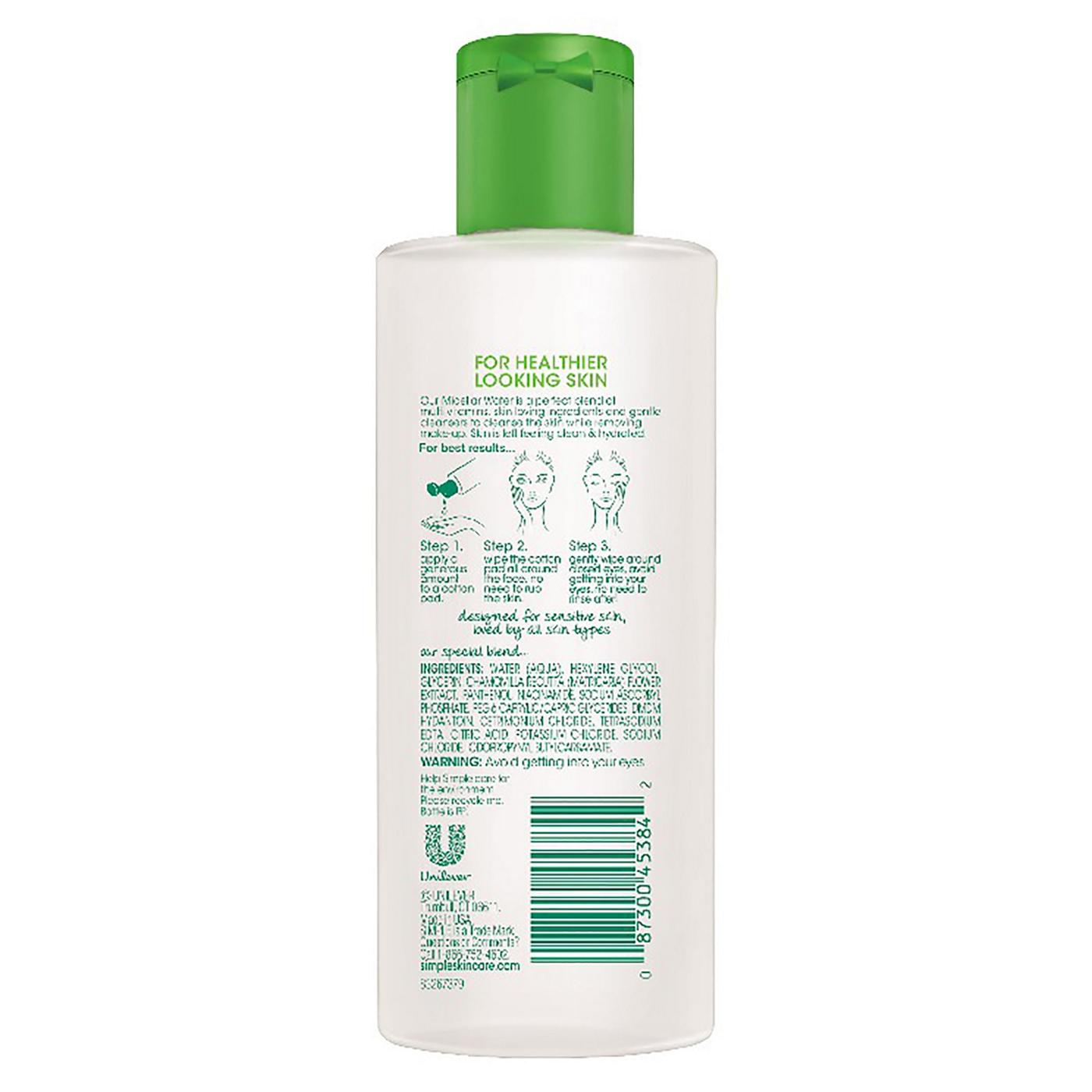 Simple Kind to Skin Micellar Cleansing Water; image 2 of 3