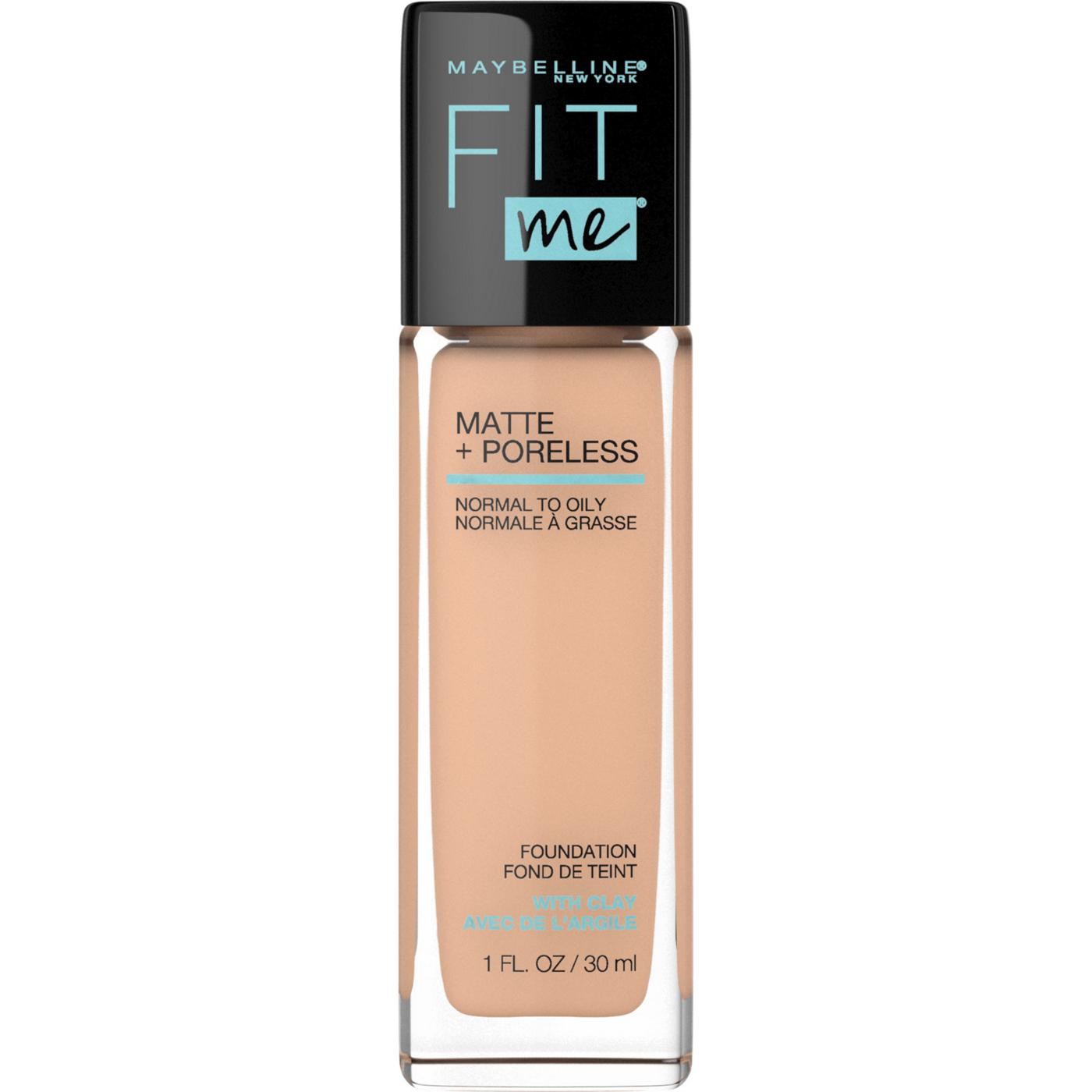 Maybelline Fit Me Matte + Poreless Liquid Foundation - Buff Beige; image 1 of 2