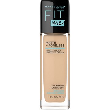 Maybelline Fit Me Matte + Poreless Liquid Foundation - Natural Beige, 1 oz