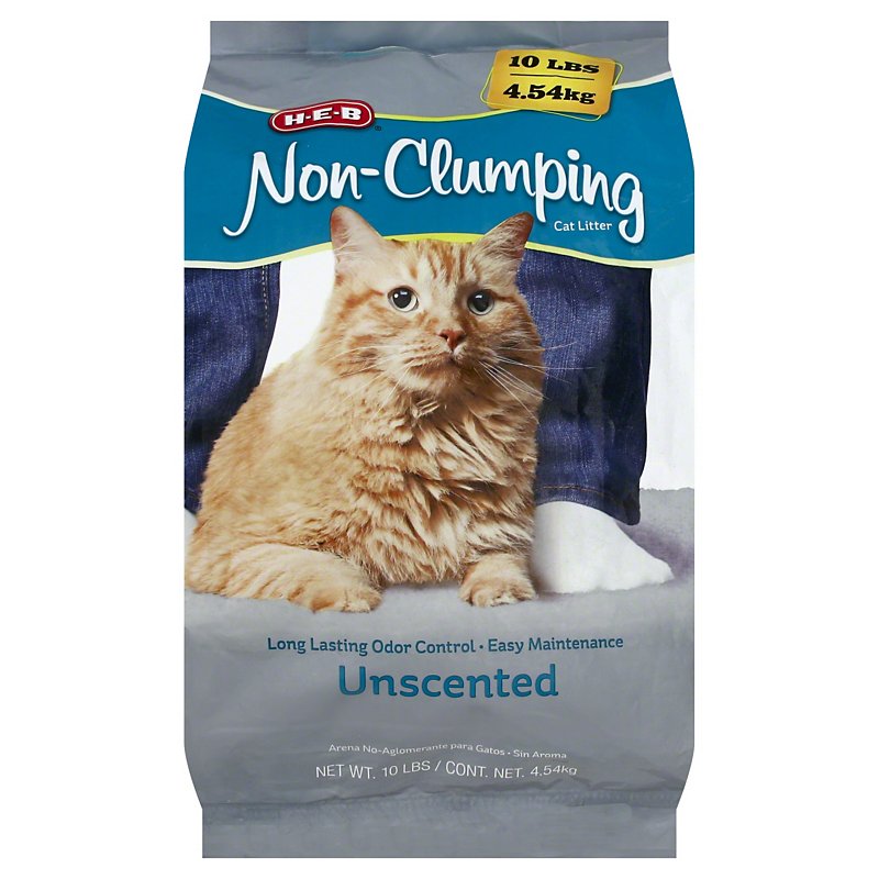 HEB Unscented Non Clumping Cat Litter Shop Cats at HEB