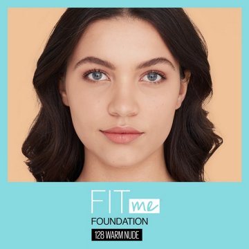 Maybelline Fit Me Matte + Poreless Liquid Foundation - Warm Nude