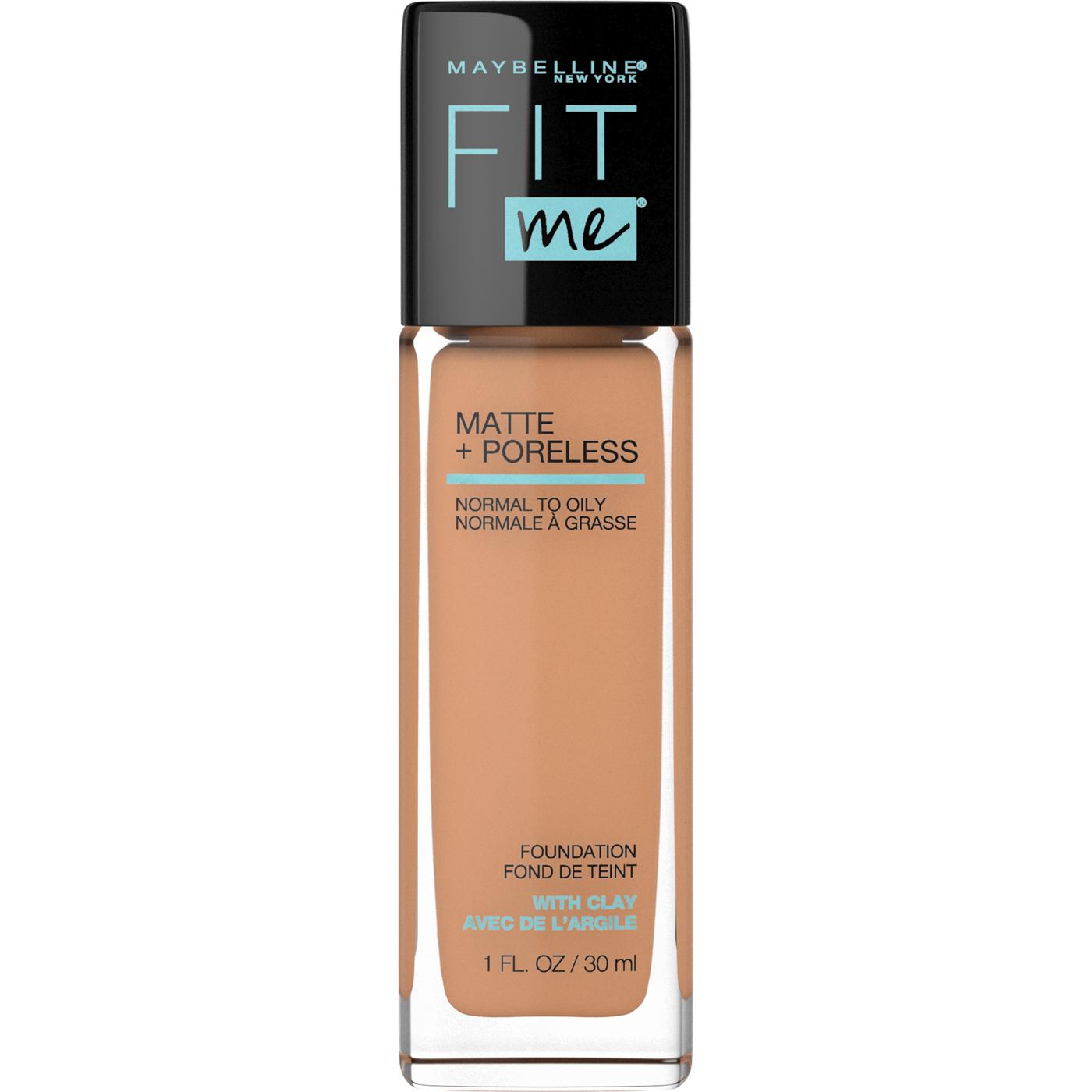 Maybelline Fit Me Matte + Poreless Liquid Foundation - Warm Honey; image 1 of 2