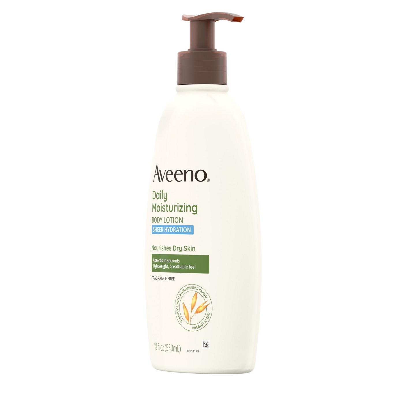 Aveeno Sheer Hydration Daily Moisturizing Lotion; image 8 of 8