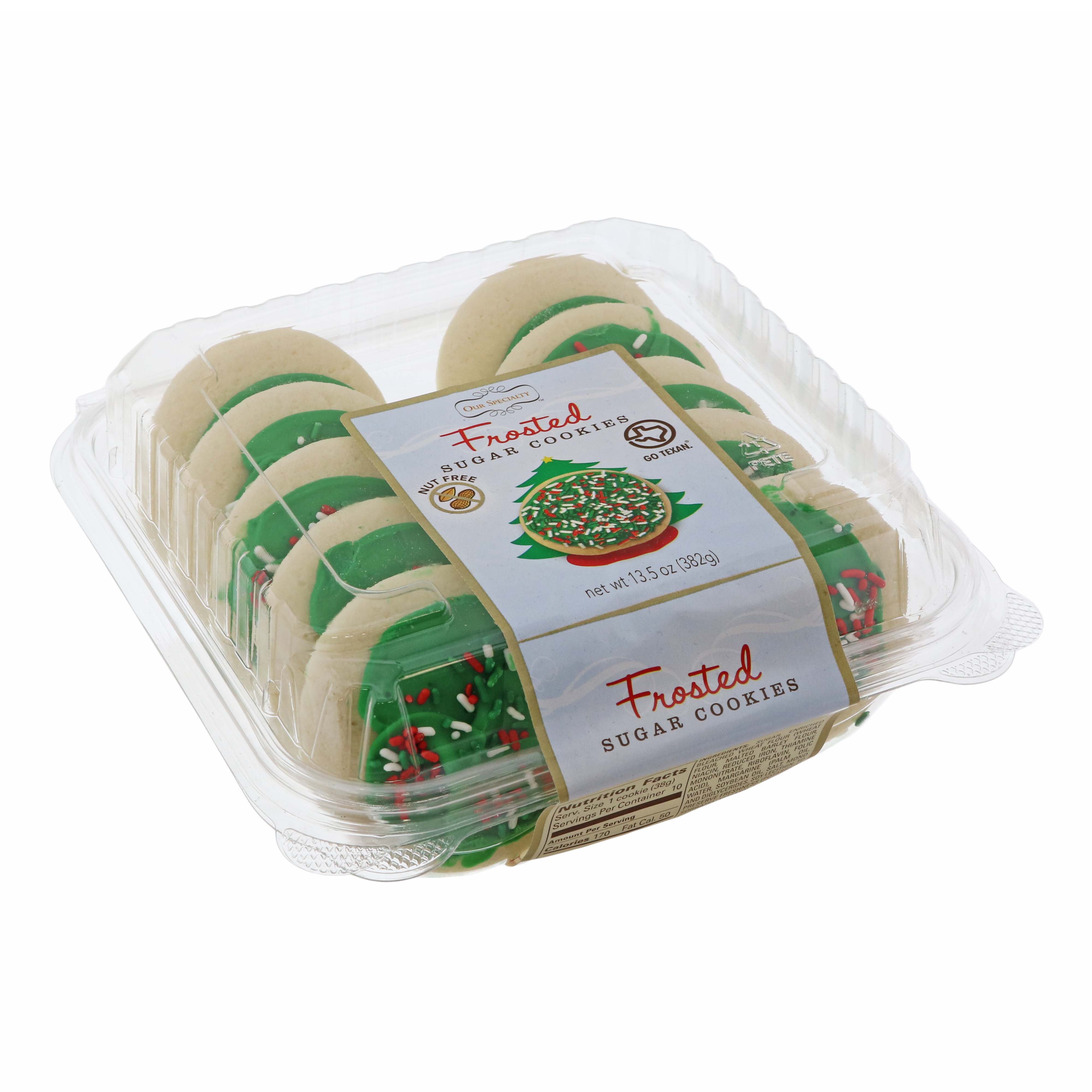 Rich's Frosted Green Christmas Sugar Cookies Shop Cookies at HEB