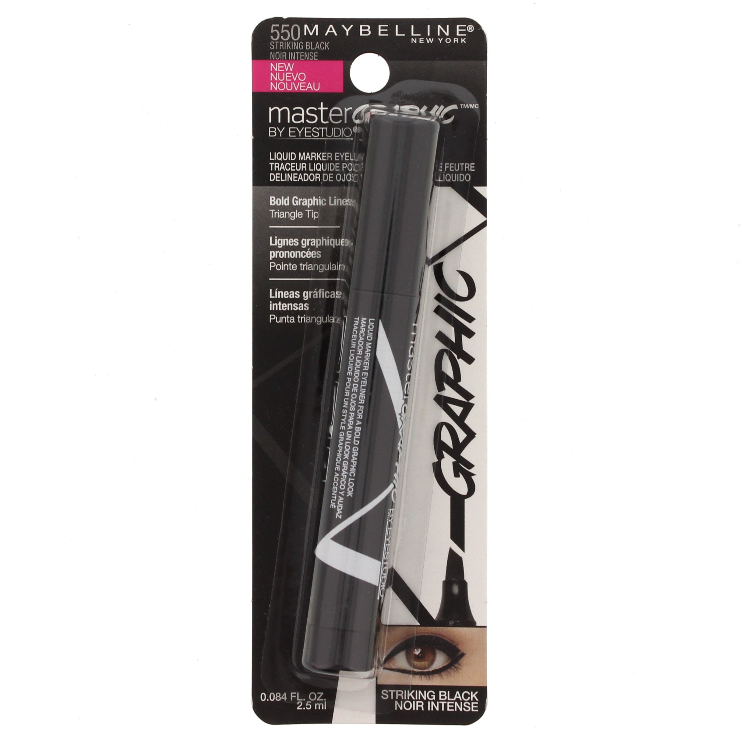 Maybelline Eye Studio Master Graphic Eyeliner, Strikin Black Shop
