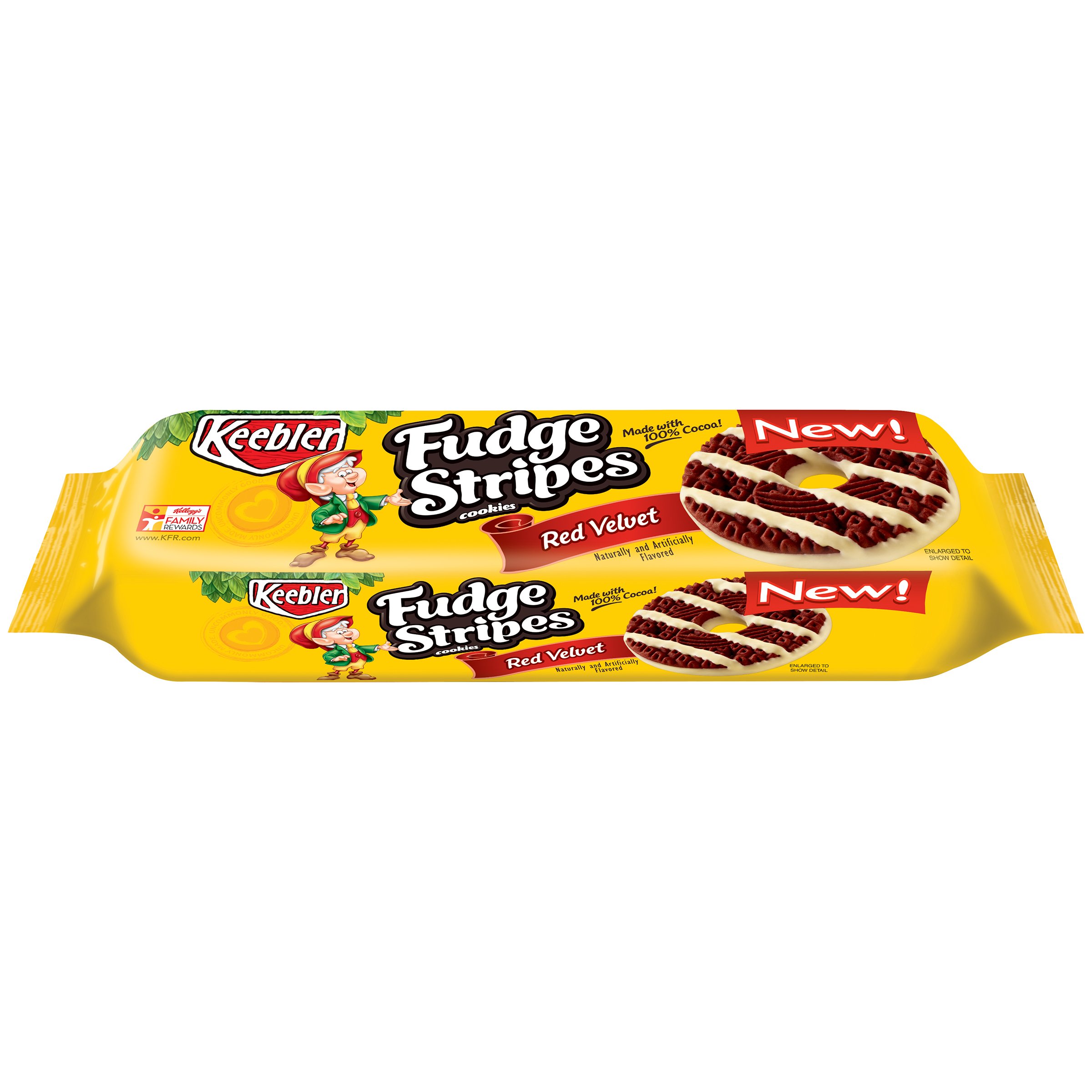 Keebler Fudge Stripes Cookies Red Velvet Shop Cookies at HEB