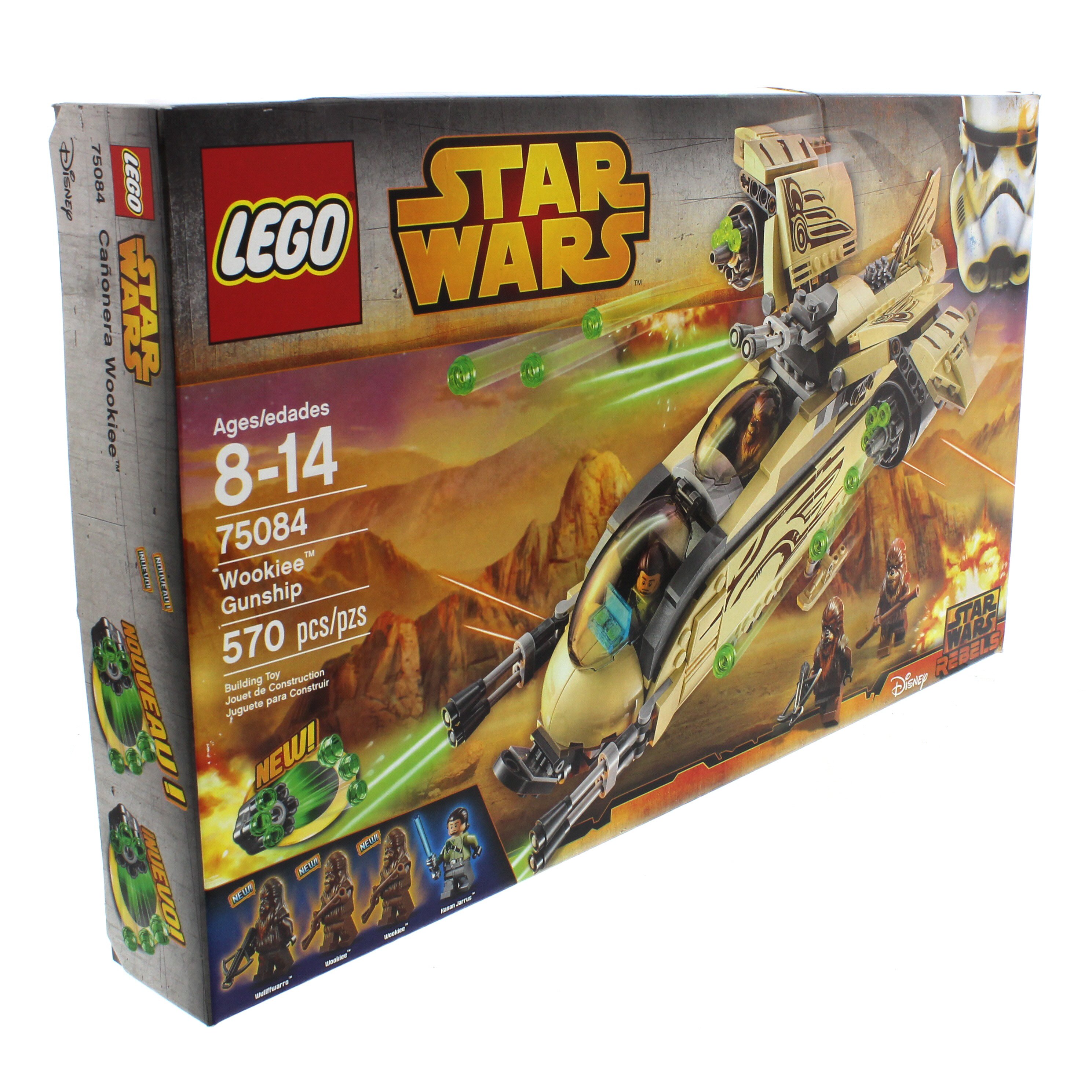 Lego 75084 star discount wars wookiee gunship