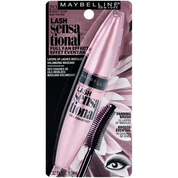 Maybelline Lash Sensational Full Fan Effect Mascara - 253 Blackest Black