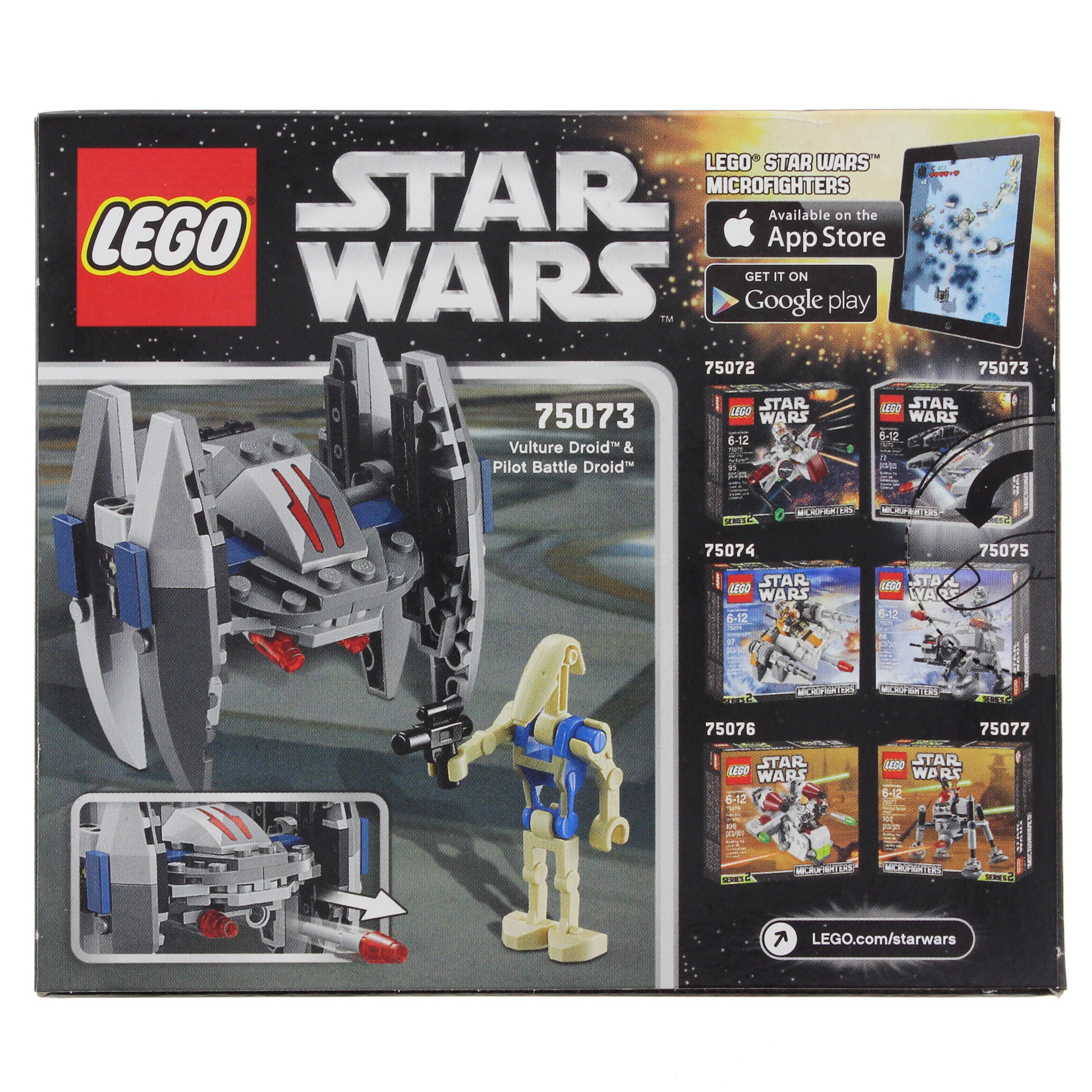 LEGO, Star Wars Microfighters Series 2 Vulture Droid (75073)