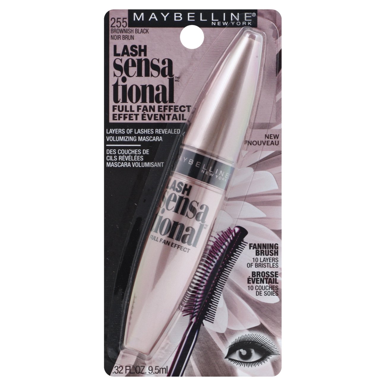 Maybelline Lash Sensational Washable Mascara Brownish Black - Shop ...