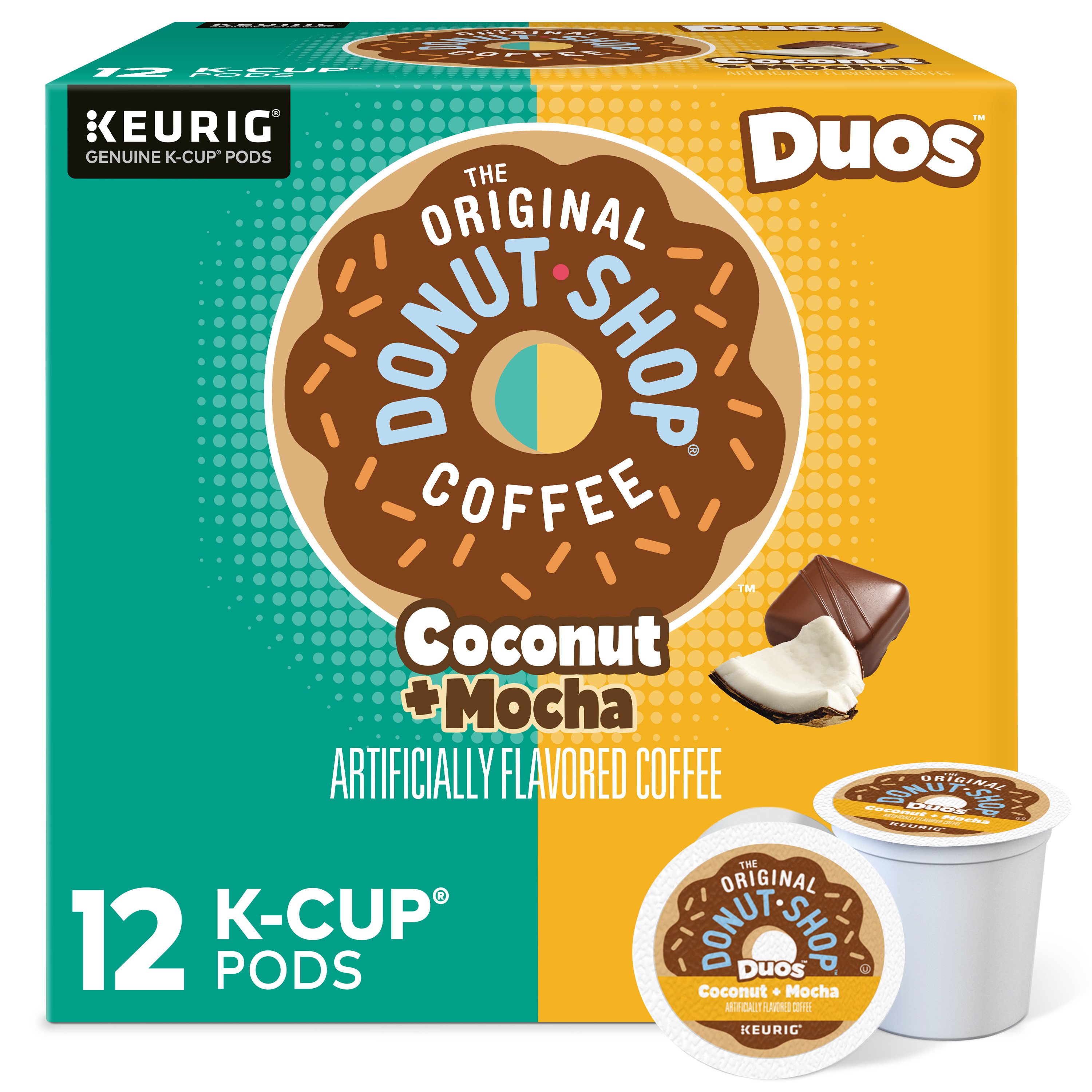 Donut Shop Mocha Latte Single Serve Coffee K Cups