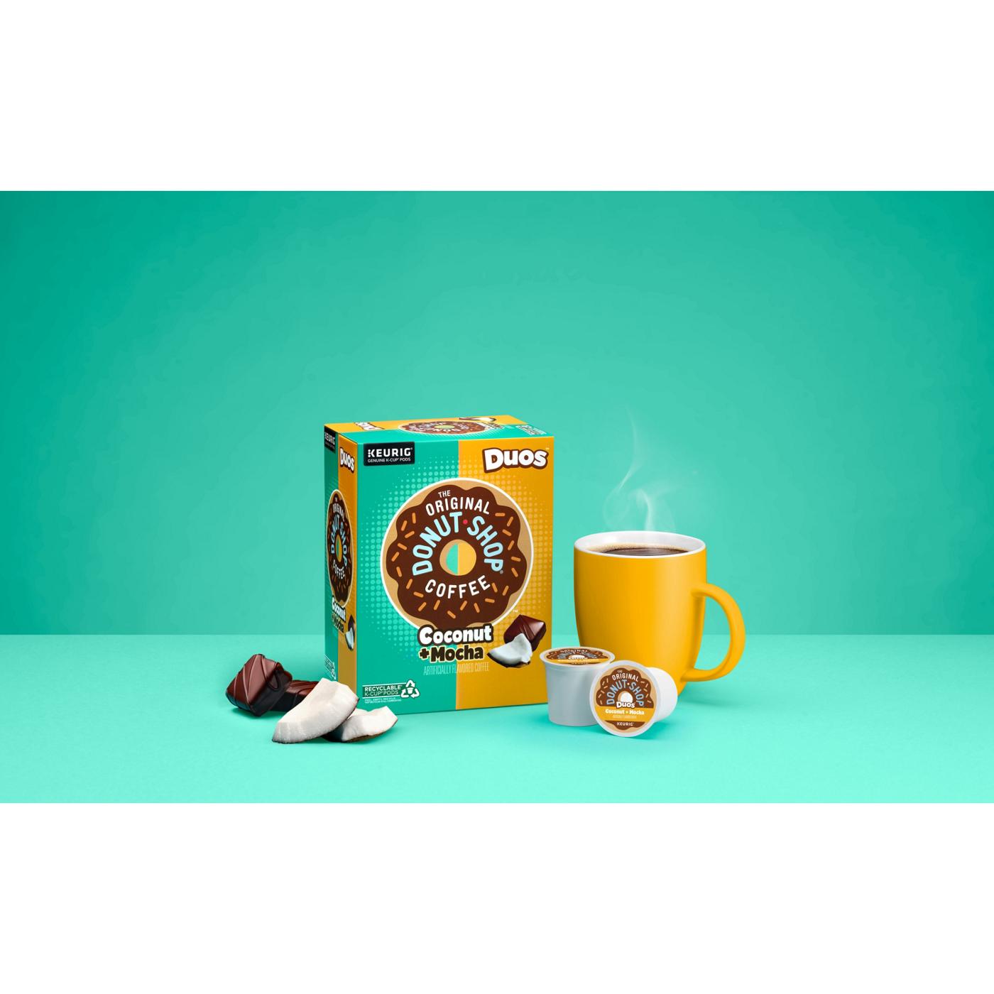 Donut Shop Duos Coconut and Mocha Single Serve Coffee K Cups; image 4 of 11