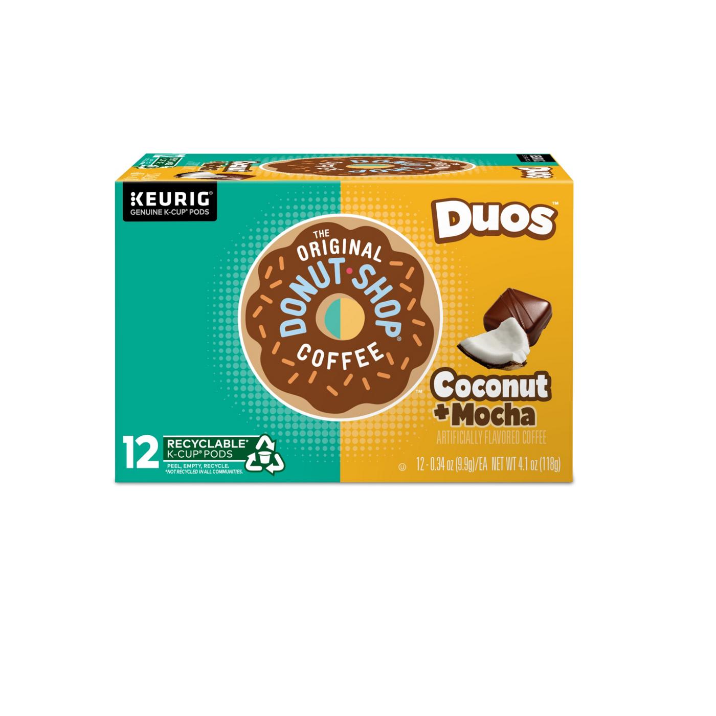 Donut Shop Duos Coconut and Mocha Single Serve Coffee K Cups; image 9 of 11