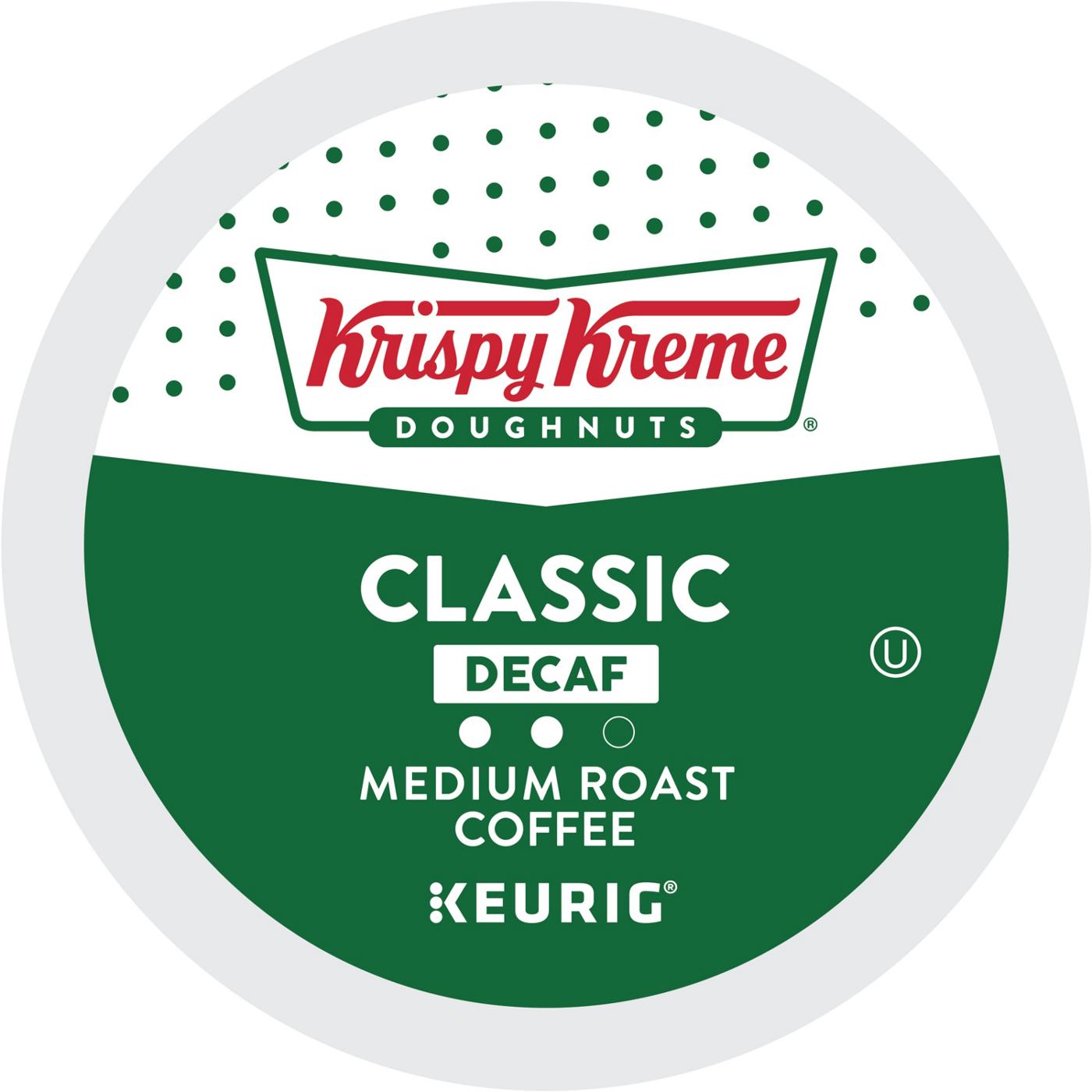Krispy Kreme Classic Decaf Medium Roast Single Serve Coffee K Cups; image 5 of 5