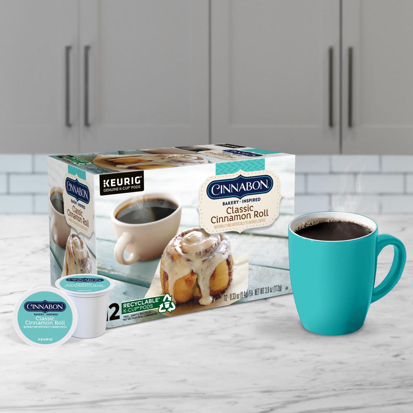 Cinnabon Classic Cinnamon Roll Light Roast Single Serve Coffee K Cups; image 3 of 5