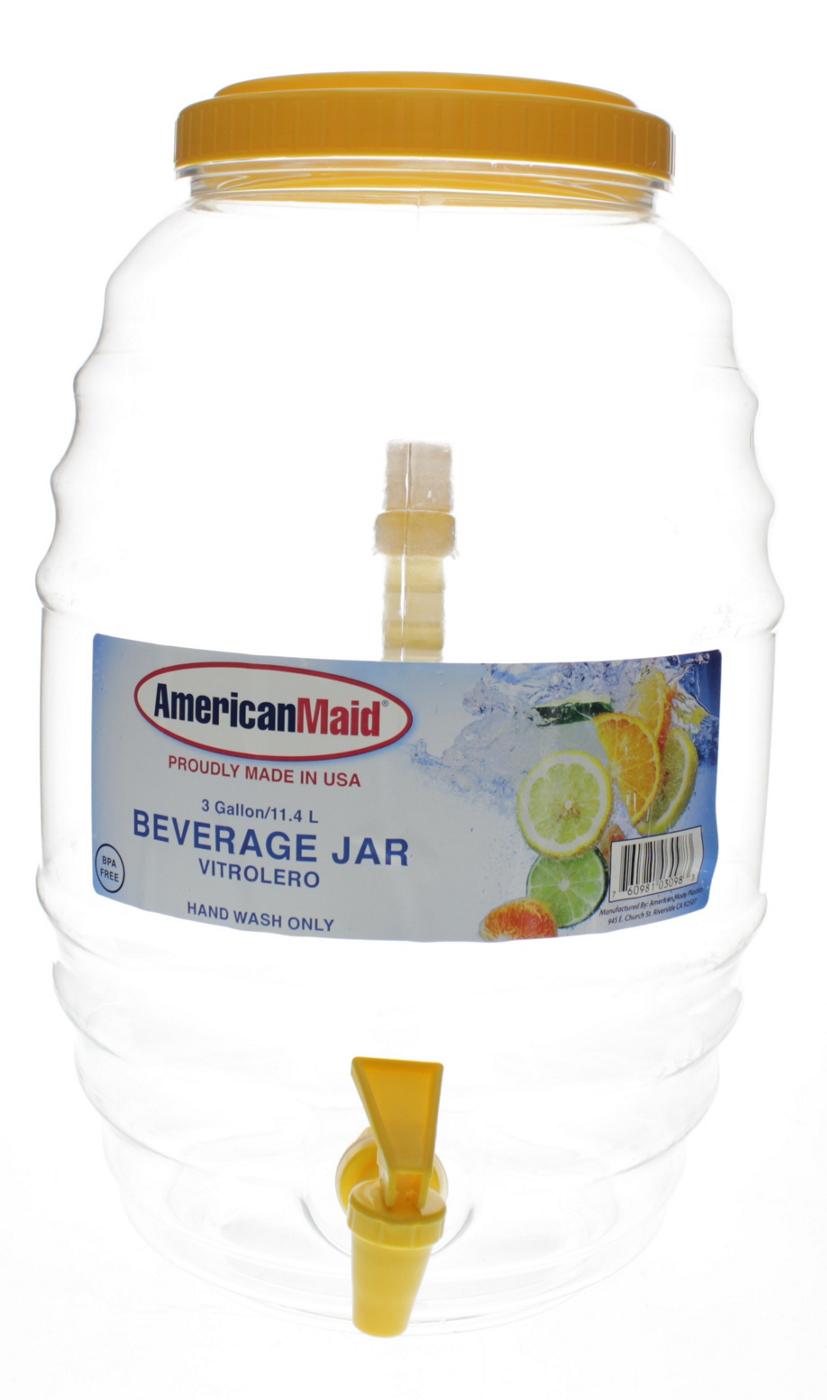 American Maid Plastic Beverage Jar with Spigot, Assorted; image 3 of 4