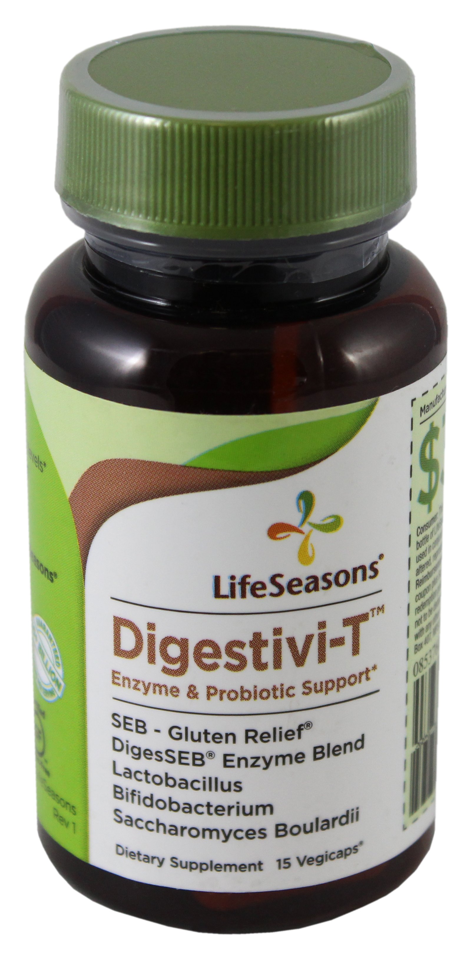 Lifeseasons Digestivi T Enzyme & Probiotic Support Shop Diet