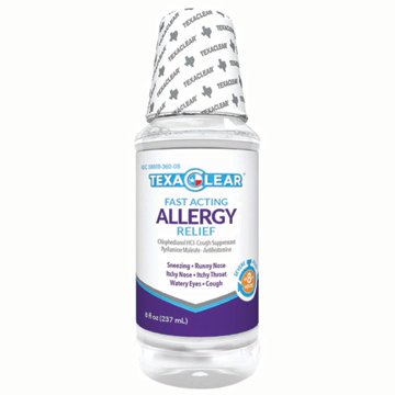 TexaClear Allergy Relief Liquid, 8 oz