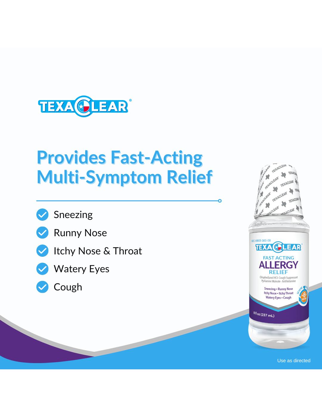 TexaClear Allergy Relief Liquid; image 2 of 6